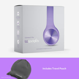 LilGadgets child wearing headphones demonstrating comfortable fit
