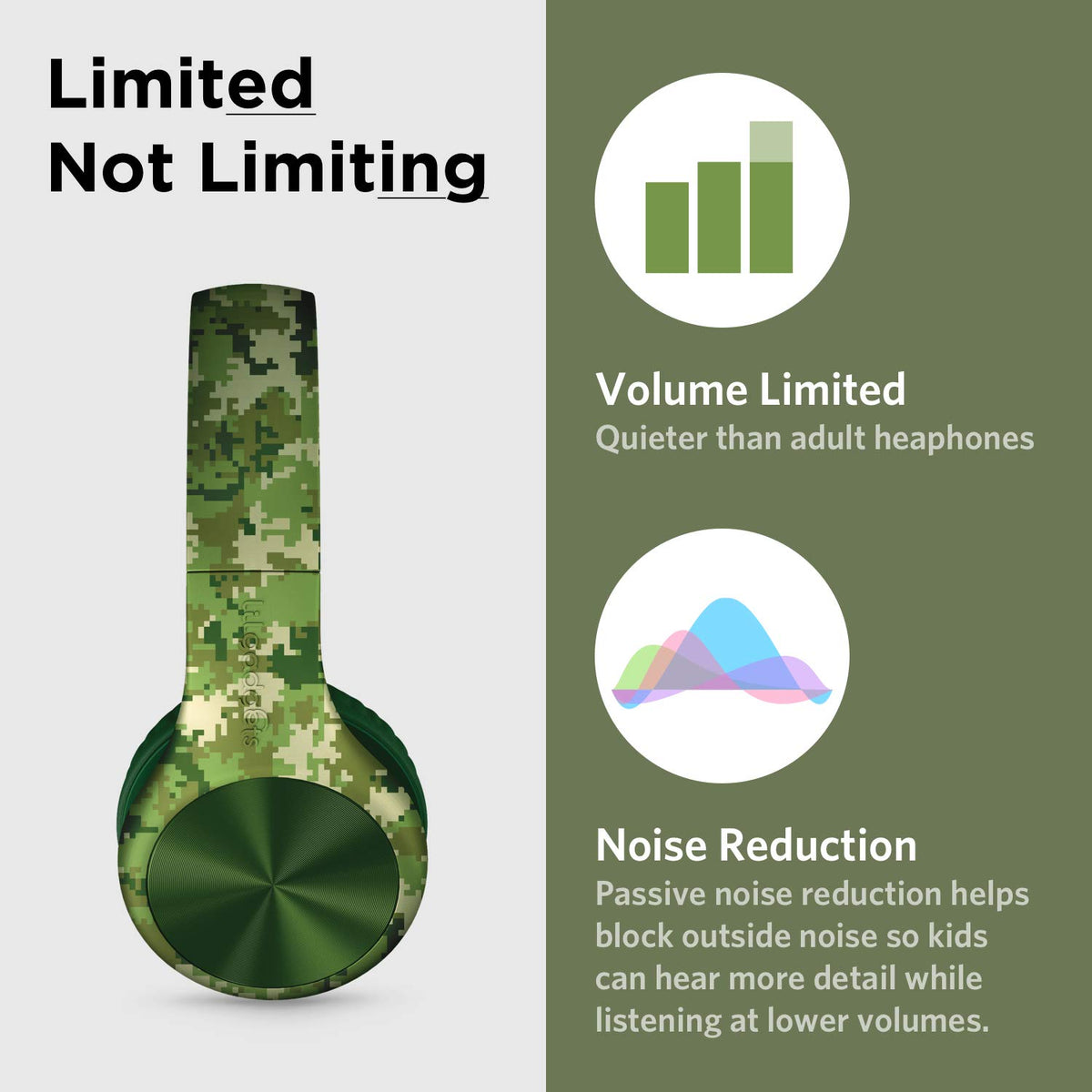 LilGadgets Connect+ Pro nylon-wrapped cable and 3.5mm jack for durable connectivity