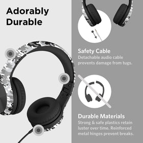LilGadgets Connect+ Pro soft-touch ear cushions close-up for comfortable long wear