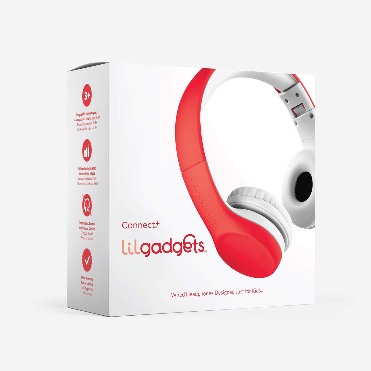 Connect+ 4 ft braided cable and 3.5 mm jack for broad compatibility
