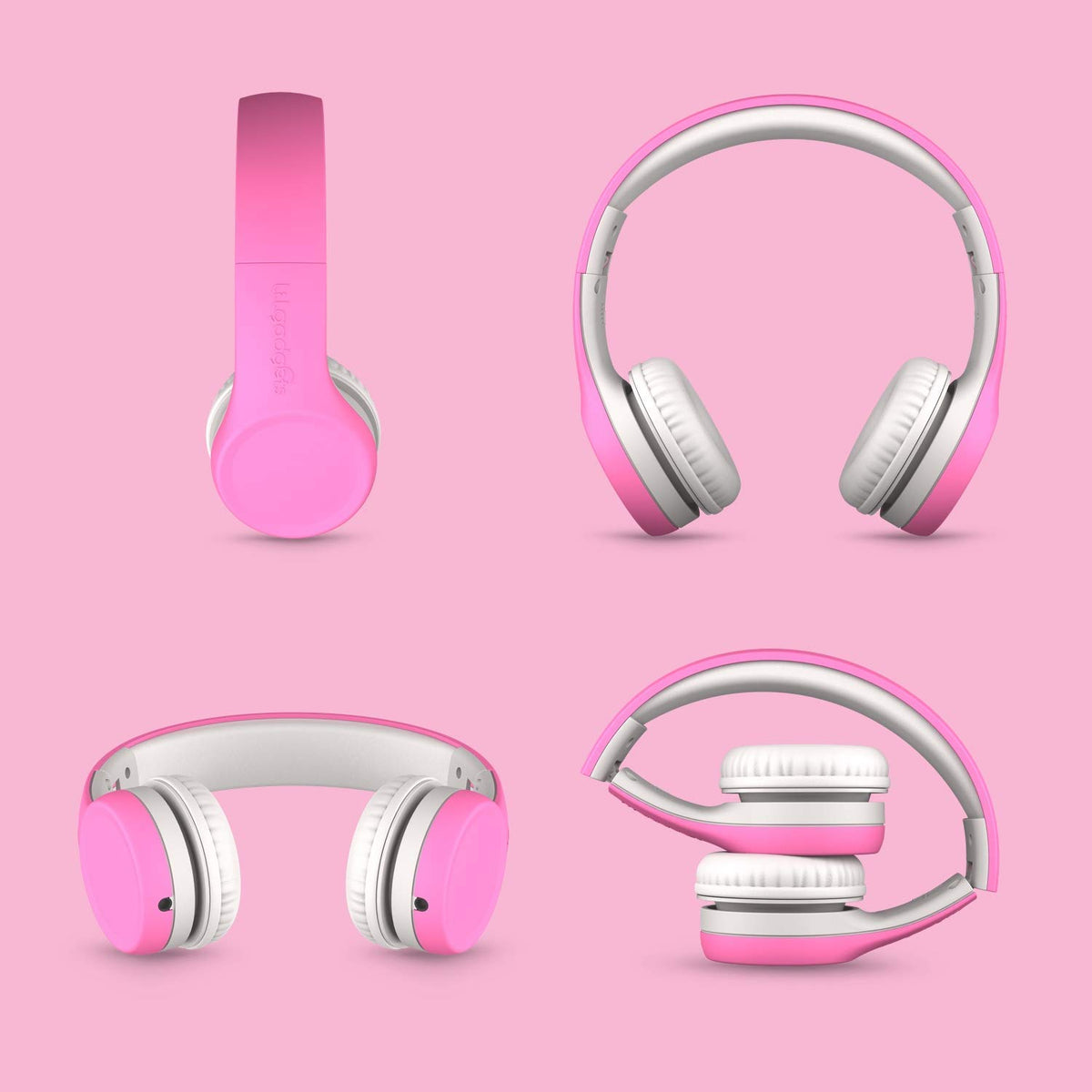 LilGadgets on child using headphones in classroom promoting focused learning