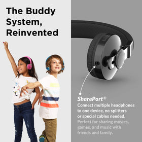 LilGadgets breathable mesh earcup texture reducing heat for longer comfortable wear