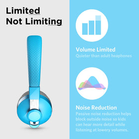 LilGadgets on-ear fit worn by a child demonstrating secure, comfortable wear