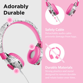LilGadgets breathable SoftTouch ear pad texture for lasting comfort