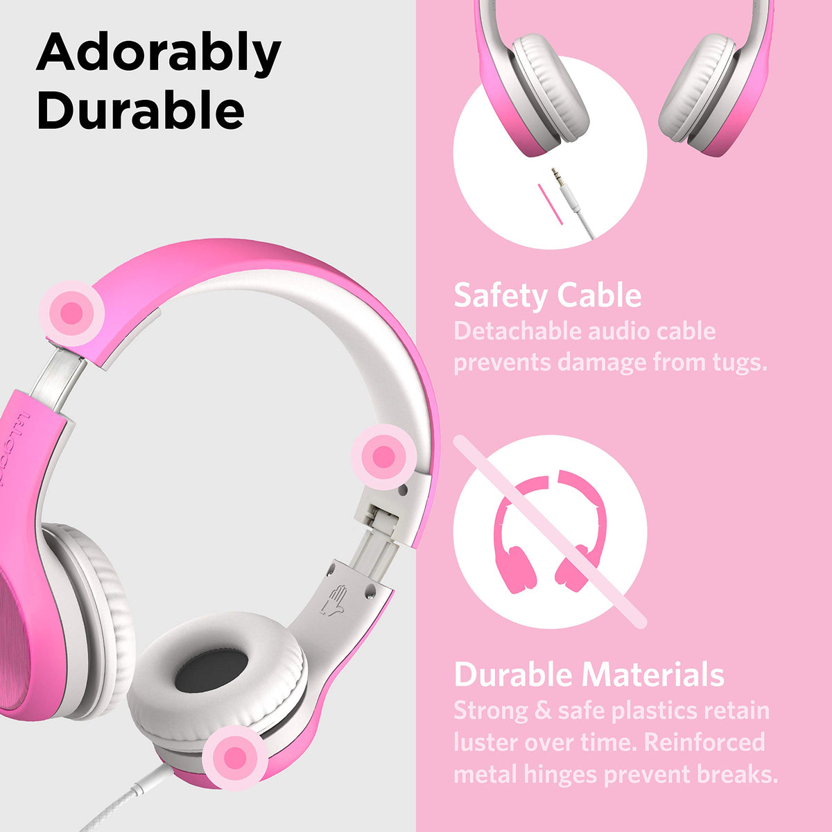 LilGadgets soft-touch padding provides comfort during school days and travel.