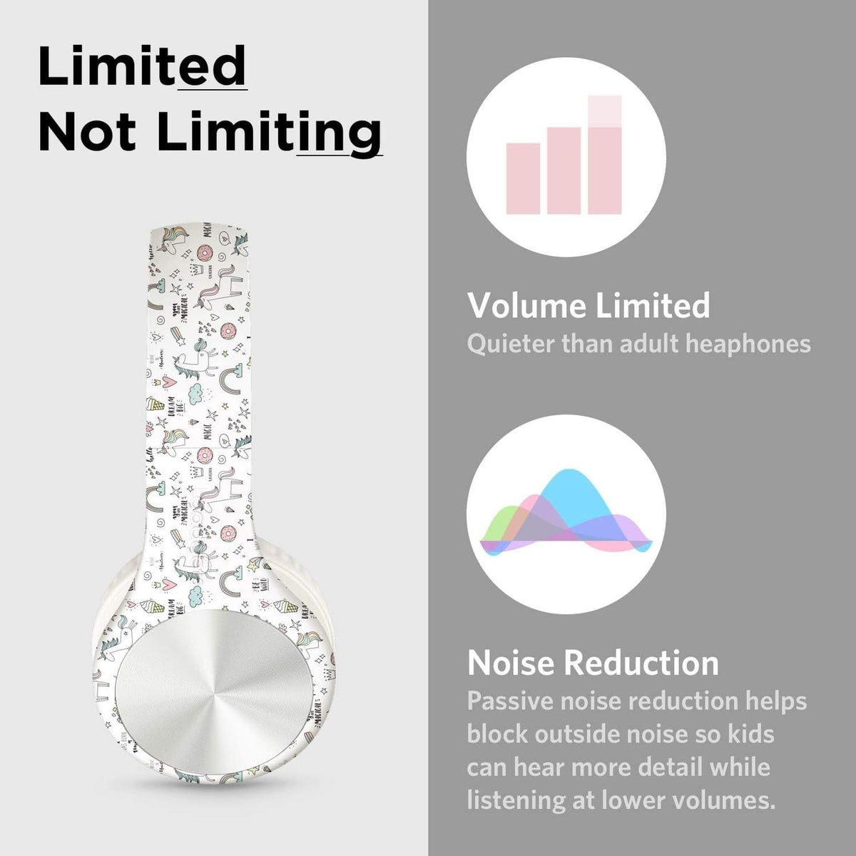 LilGadgets braided cable and 3.5mm jack for durable universal connection