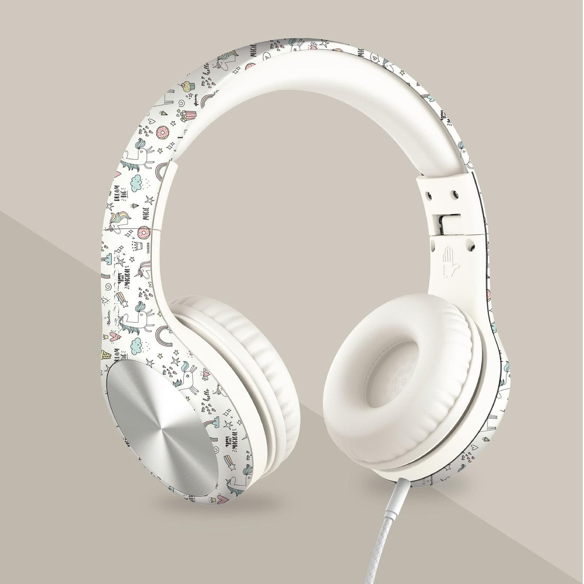LilGadgets child wearing headphones enjoying media with comfortable fit