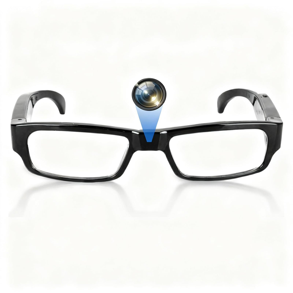 Limiete front view showing discreet camera and natural eyewear look for stealth recording