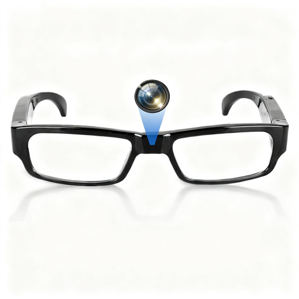 Limiete front view showing discreet camera and natural eyewear look for stealth recording