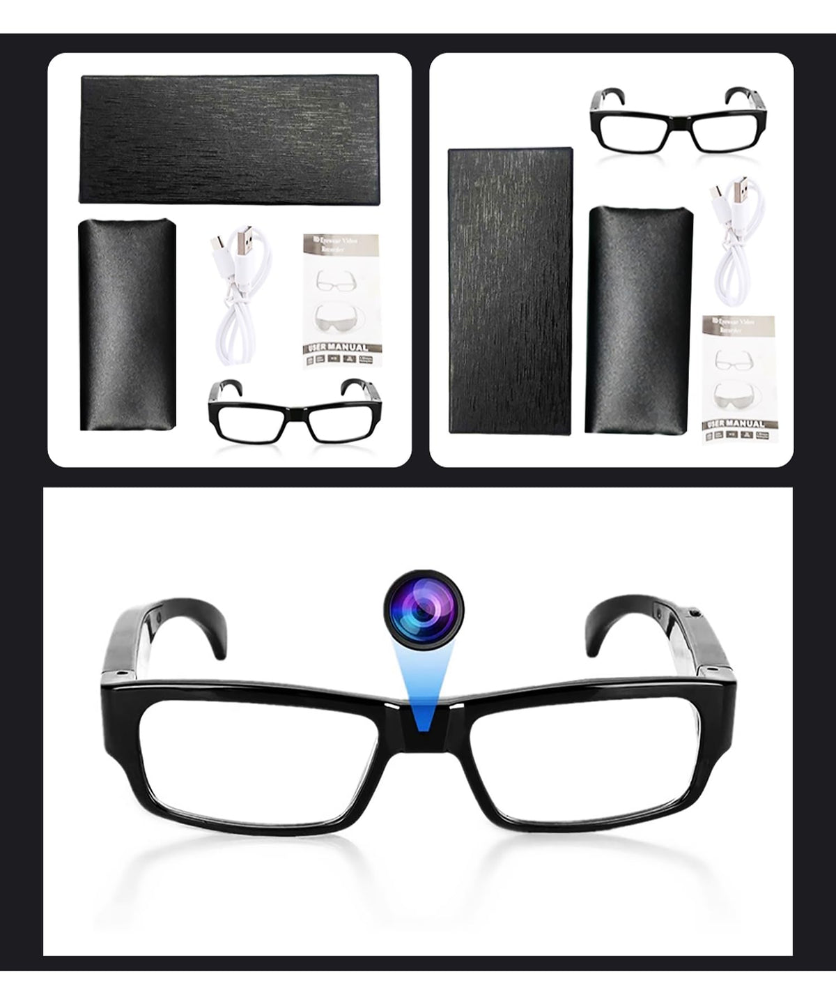 Limiete glasses worn in casual office setting ideal for meeting and lecture recording