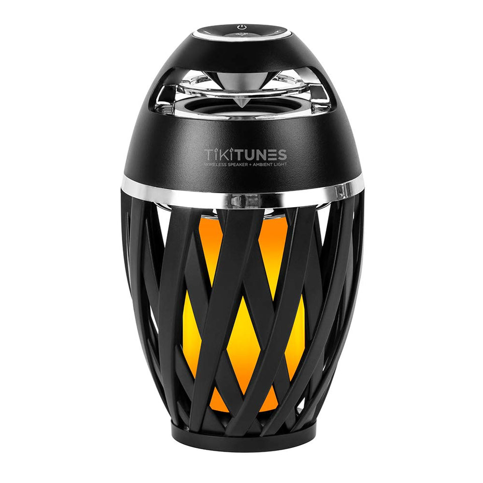 Limitless Innovations TikiTunes front view, compact portable speaker for outdoor listening.