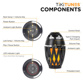 Limitless Innovations TikiTunes outdoor use, rugged for patios and beaches.