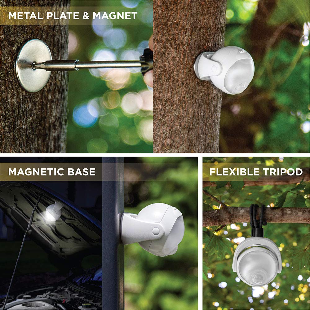Limitless Innovations Lumenology rear controls and magnetic plate for easy setup benefit