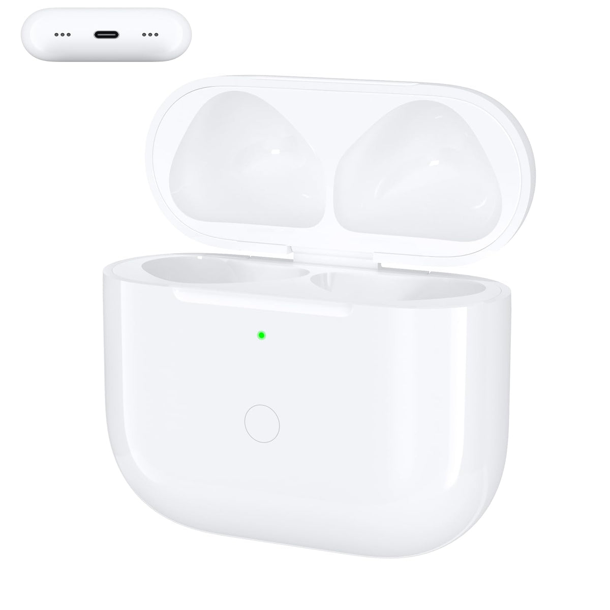 Limucc front charging case showing sleek design and fast charging benefit