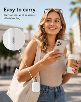 Limucc 660mAh battery powers multiple recharges for your earbuds.