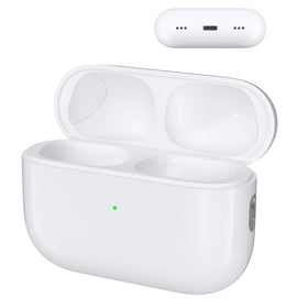Limucc AirPods Pro replacement case, front view, compact and secure for travel.