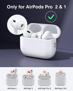 Limucc AirPods Pro case with LED indicators for quick battery status at a glance.