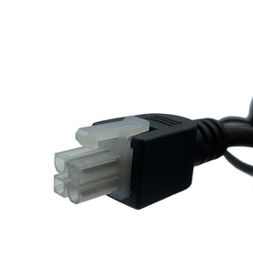 Lincoiah compact power brick with included cord, easy setup.