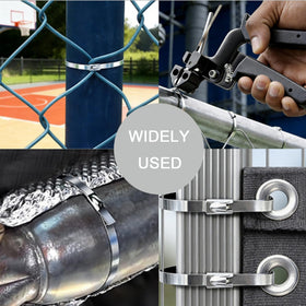 LingChievo ergonomic zip tie gun enables easy, three-step fastening for DIY projects.