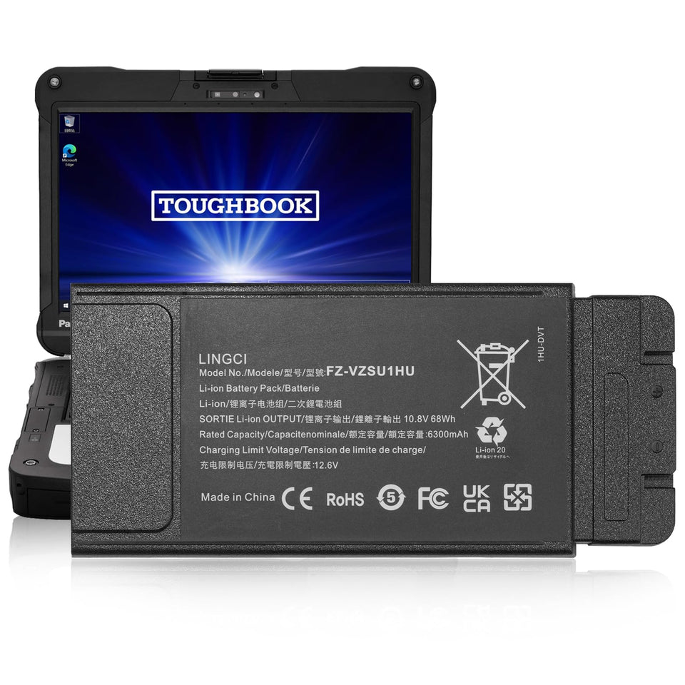 LINGCI FZ-55 exterior battery for Toughbook 55 offering longer usage.