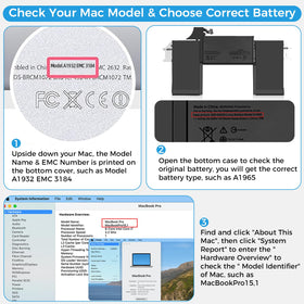 LINGCI high-performance 11.4V 49.9Wh battery for reliable power