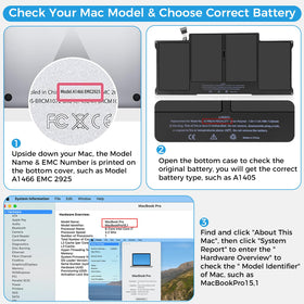 LINGCI battery next to ruler showing dimensions for accurate purchase fitment