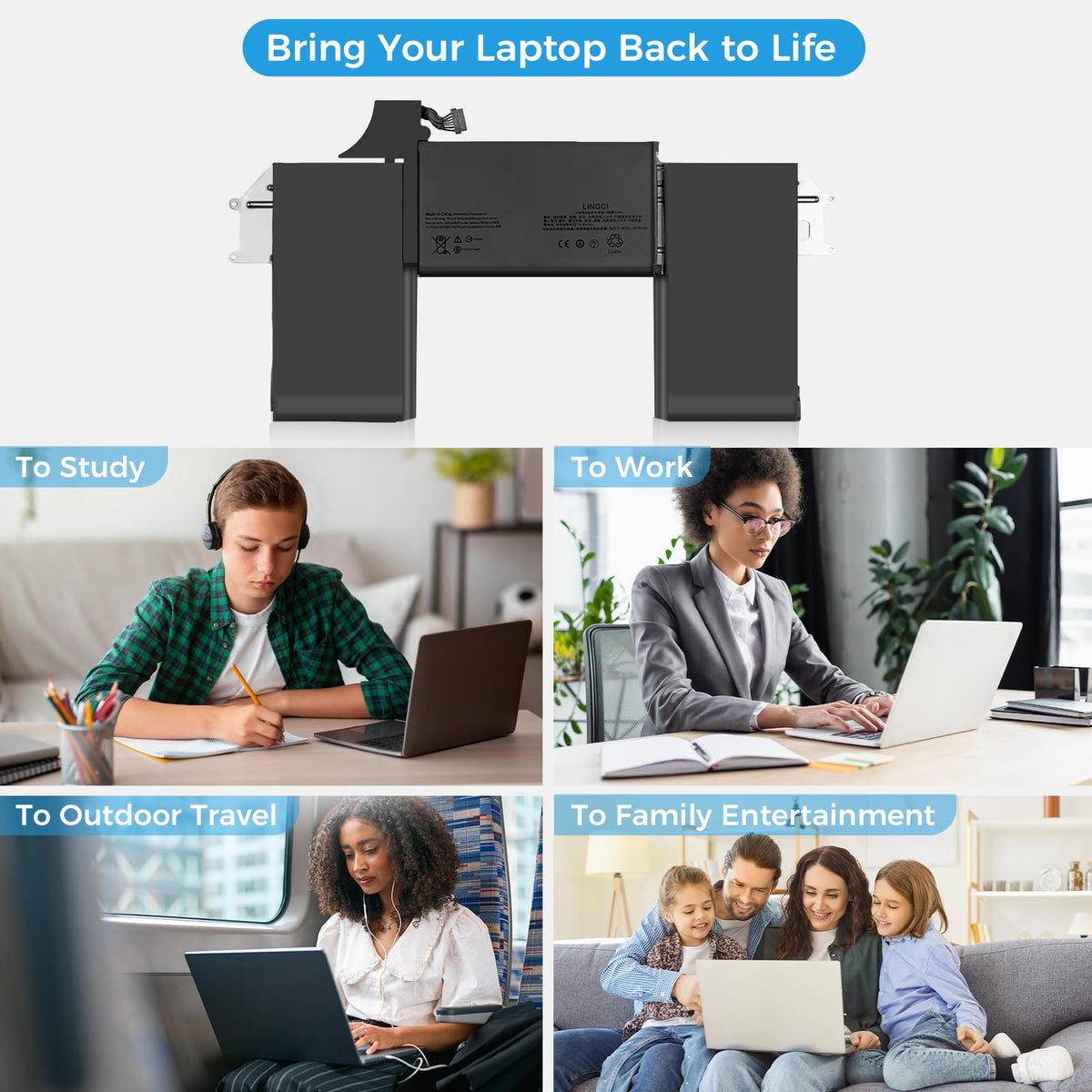 LINGCI warranty and support information for 12-month replacement