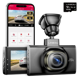 Lingdu LD02 front camera captures ultra-sharp 5K view for precise road details.