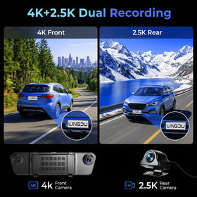 LINGDU LD4K Max STARVIS 2 sensor enhances night recording clarity