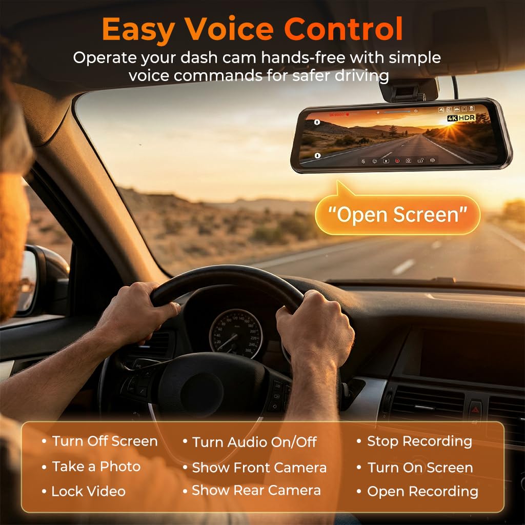 LINGDU LD4K voice control for hands-free camera management