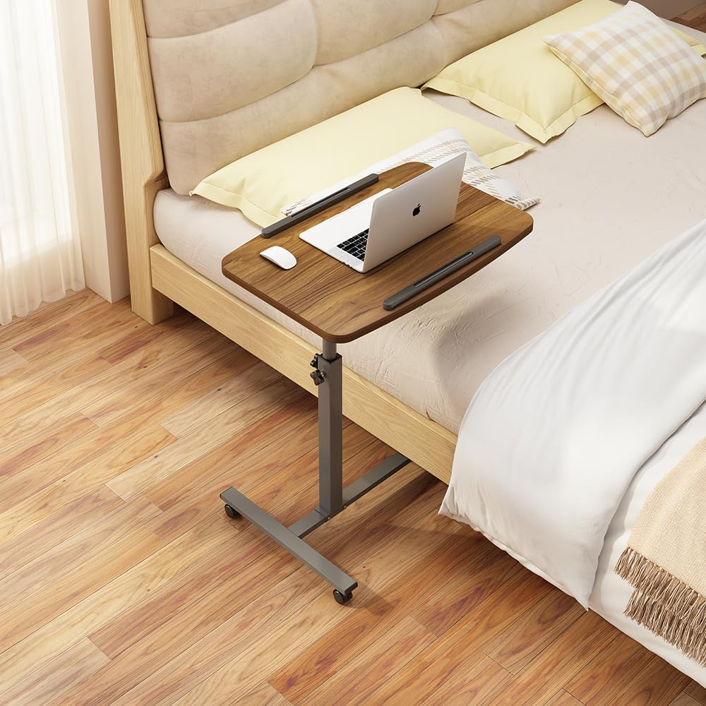 LINGMI bedside setup in hospital-style room providing portable surface for care