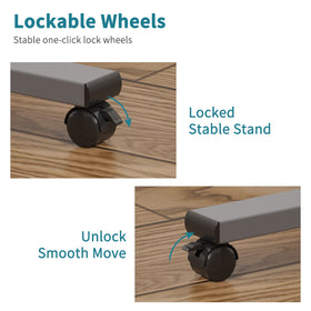 LINGMI dual edge stoppers preventing laptop slide and securing devices during tilt