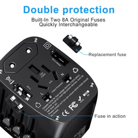 LINGPEI travel pouch included for compact packing and protection