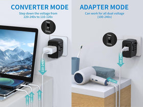LINGPEI US-UK-Europe-Australia plug types cover 200+ countries
