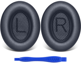 Link Dream ear pads for Bose QC35 II, front view for improved comfort and fit.