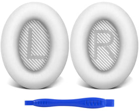 Link Dream ear pads for Bose QC35 II, front view showing plush protein leather comfort