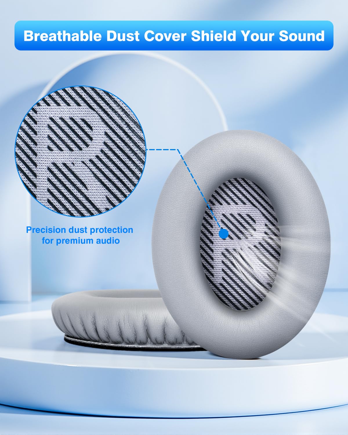 Link Dream easy installation ear pads slide on in seconds
