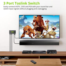 LiNKFOR aluminum alloy design minimizes interference, delivering clear SPDIF/TosLink signals