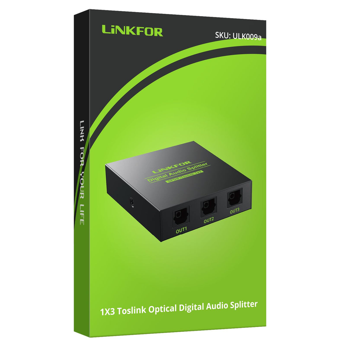 LiNKFOR fiber-distance image shows up to 25 meters capable signal reach