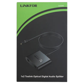LiNKFOR in a gaming room with console and soundbar, delivers shared audio for players