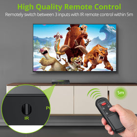 LiNKFOR optical switch includes fiber cable for easy setup with PS3 and Blu-ray