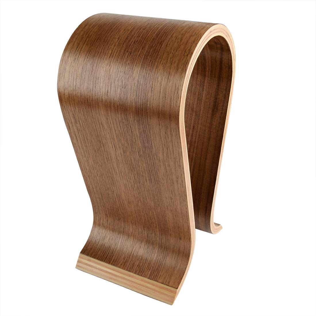 Linkidea Omega headphones stand side view shows slim, stylish silhouette.