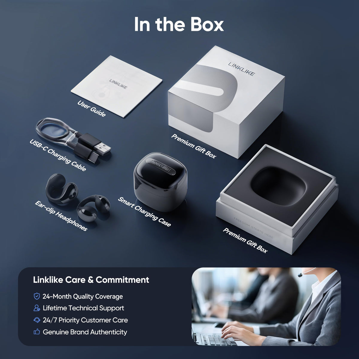Linklike premium gift box highlights seven-year craftsmanship and warranty