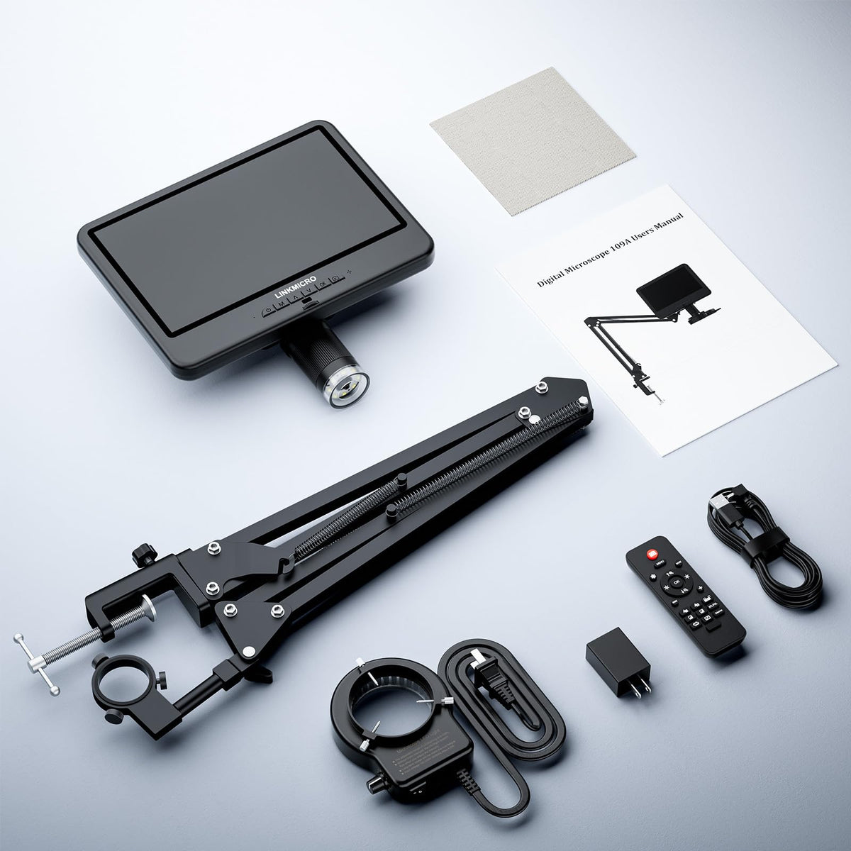 178-degree viewing angle on large display reduces eye strain during inspection.