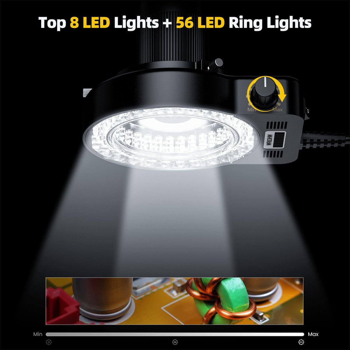 LM109A coin view mode captures full coins with adjustable height and angle.