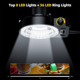 LM109A coin view mode captures full coins with adjustable height and angle.