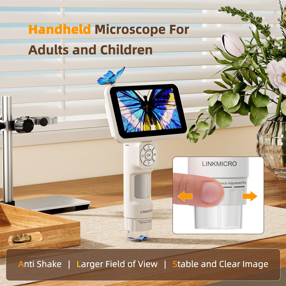 LINKMICRO LM115 screen displaying coin obverse details for accurate discoloration detection