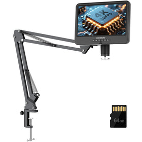 LINKMICRO LM208S-A on the 4K HDMI screen reveals soldering detail with sharp clarity