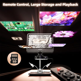 Stable base and stand support precise soldering and cleanup.