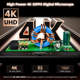 LM208S ten-one-inch screen dual-view enables real-time monitoring.